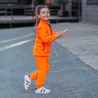 Костюм флисовый "Оранжевый неон"