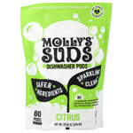 Molly's Suds, капсулы для посудомоечной машины, с цитрусовым вкусом, 60 капсул, 0,84 кг (29,63 унции)