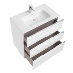 Roca A857406806 The Gap Тумба под умывальник подвесная, 805х46х865 мм, 3 ящика, Белый глянец