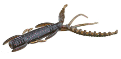 Виброхвосты съедобные LJ Pro Series HOGY SHRIMP 2,2in (5,6 см), цв. S21, 10 шт.