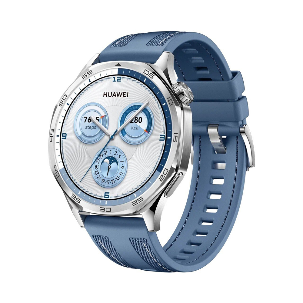 Умные часы HUAWEI Watch GT 5, (VLI-B19), Синий плетеный ремешок, (55020DGJ)
