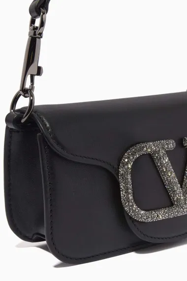 Маленькая сумка на плечо Valentino SM Locò с логотипом