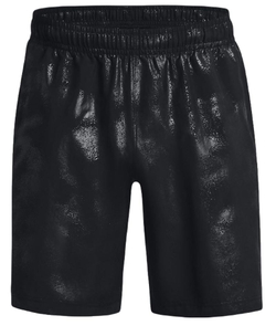 Мужские теннисные шорты Under Armour Woven Emboss Short - black/black