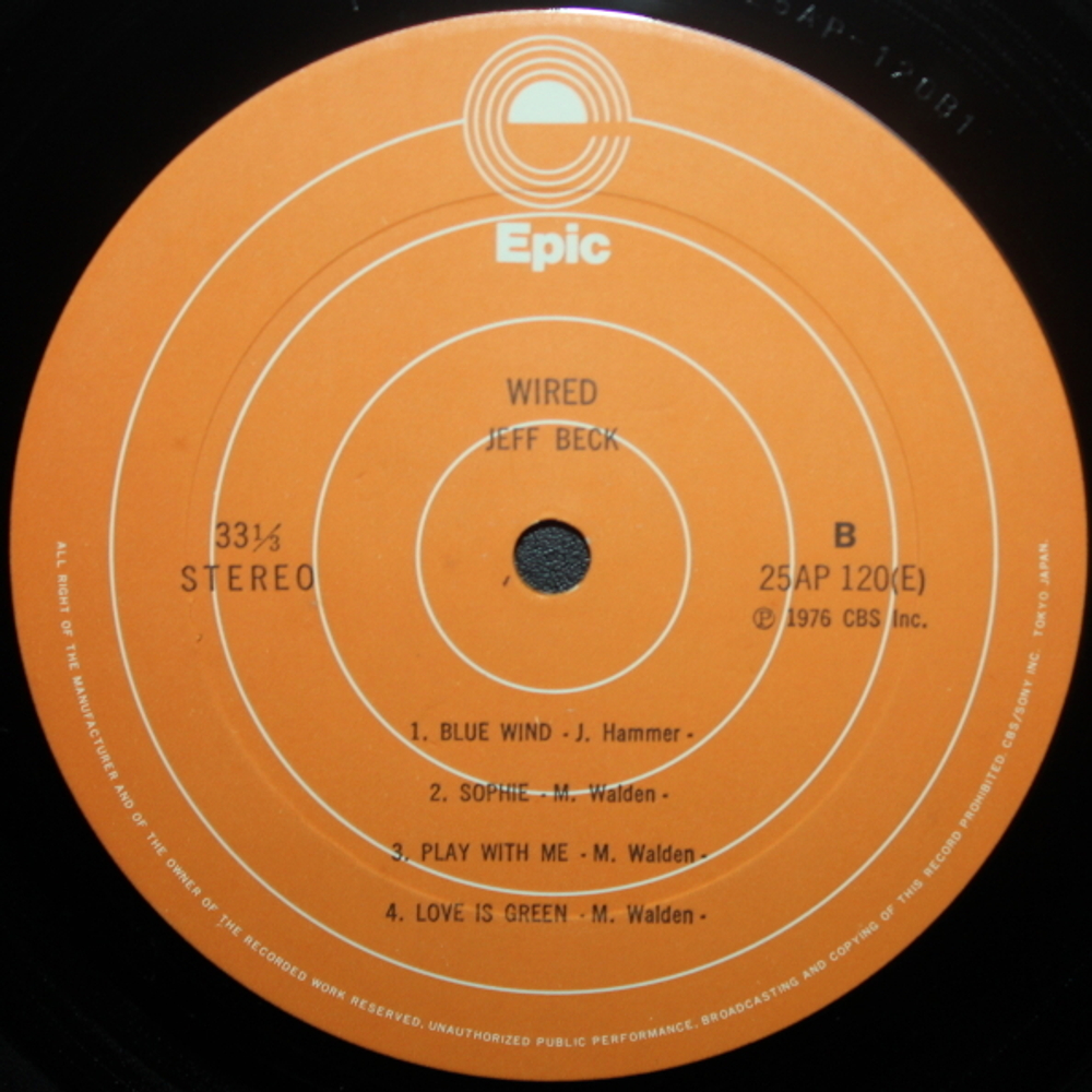 Jeff Beck / Wired (LP)