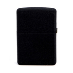 Зажигалка черная матовая Zippo 363 с покрытием Black Crackle