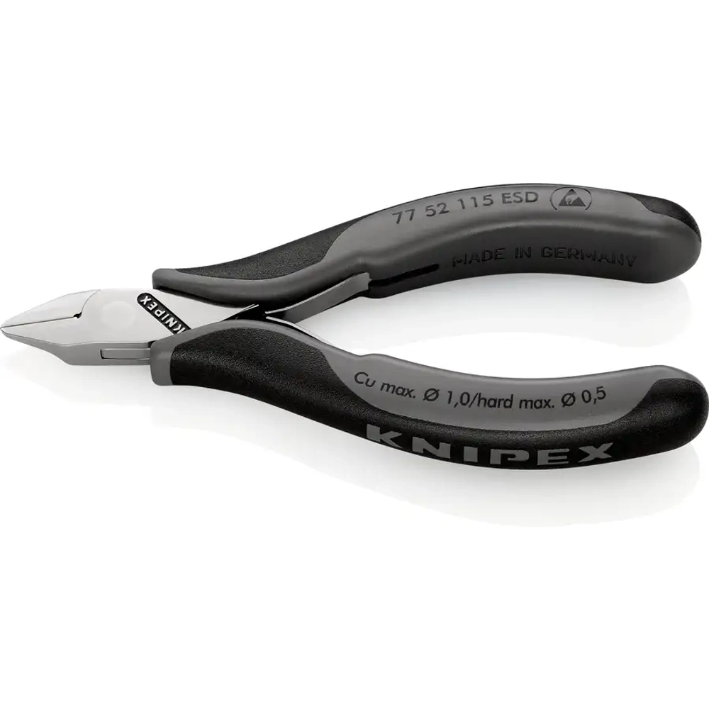 Кусачки боковые для электроники антистатические 115 мм Knipex 77 52 115 ESD
