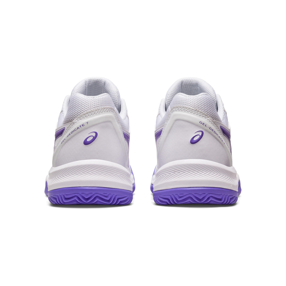 Женские теннисные кроссовки ASICS Gel-Dedicate 7 Clay Court Shoe Women - White, Lilac