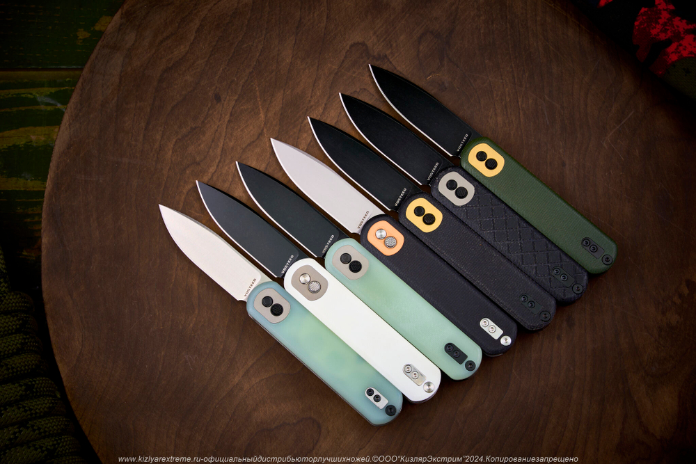 Нож Vosteed Corgi сталь 14C28N Stonewash рукоять Black Micarta