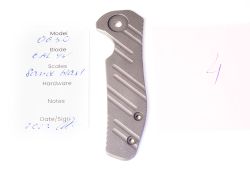 Накладка кастомная для Zero Tolerance 0630 ZT0630 титанфотография - 4