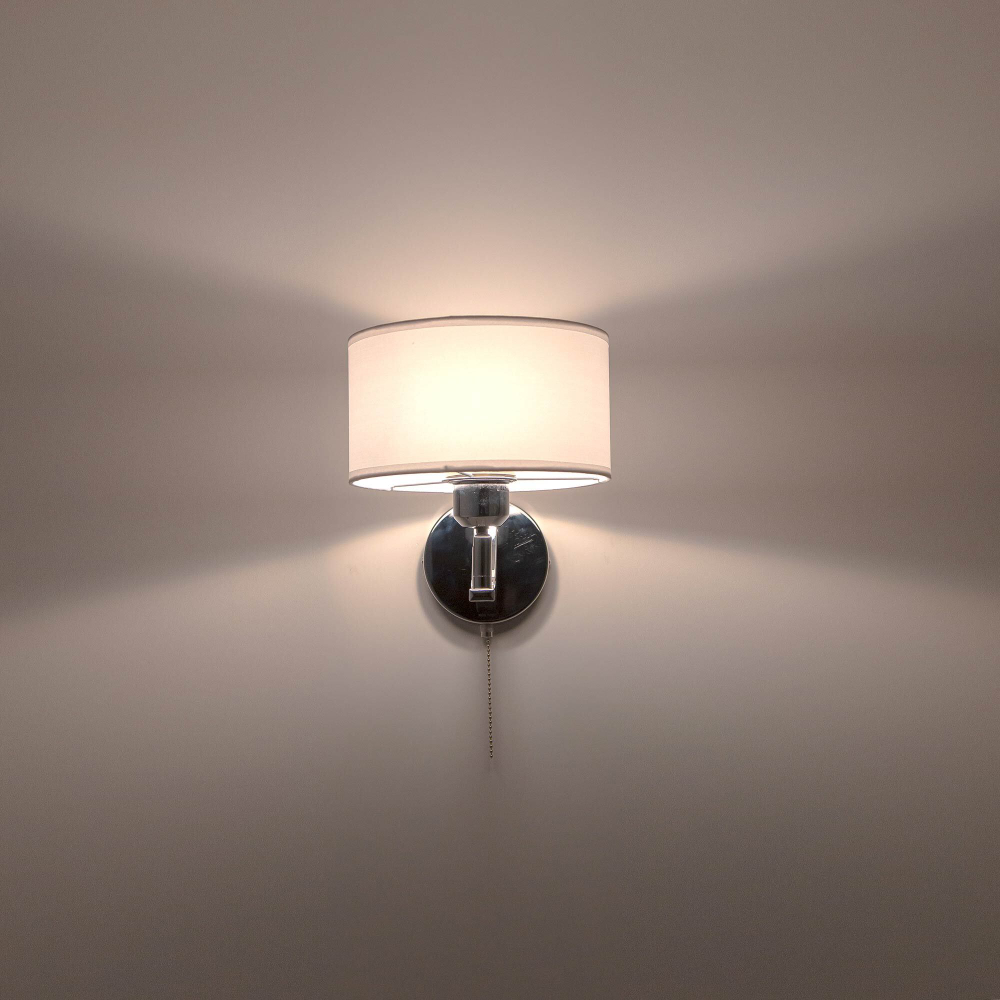 Citilux Эвита CL466310 Бра с белым абажуром и выключателем