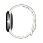 Умные часы Google Pixel Watch Wi-Fi 41mm, Silver/Chalk (Полированный серебристый корпус, ремешок цвета мел)