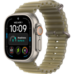 Apple Watch Ultra 4 (2026) 49mm Natural Titanium Case /Translucent Kelp Ocean Band