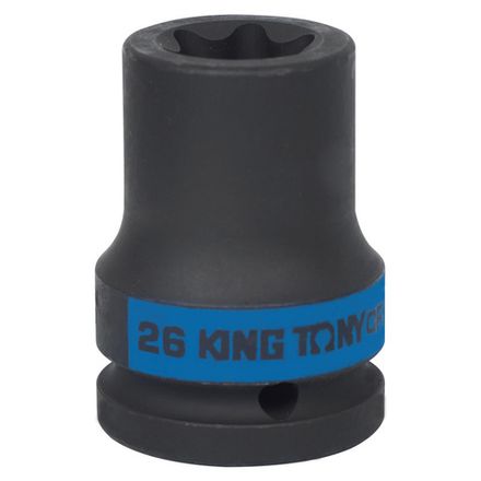 Цена на KING TONY (657526M) Головка торцевая ударная TORX Е-стандарт 3/4", E26