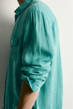 РУБАШКА RELAXED FIT ИЗ 100% ЛЬНА — ZARA · 1063/417