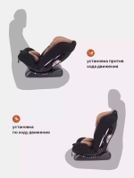 Автокресло ZY26 "Unity" RANT basic (Beige) группа 0+-1-2-3 (0-36 кг)