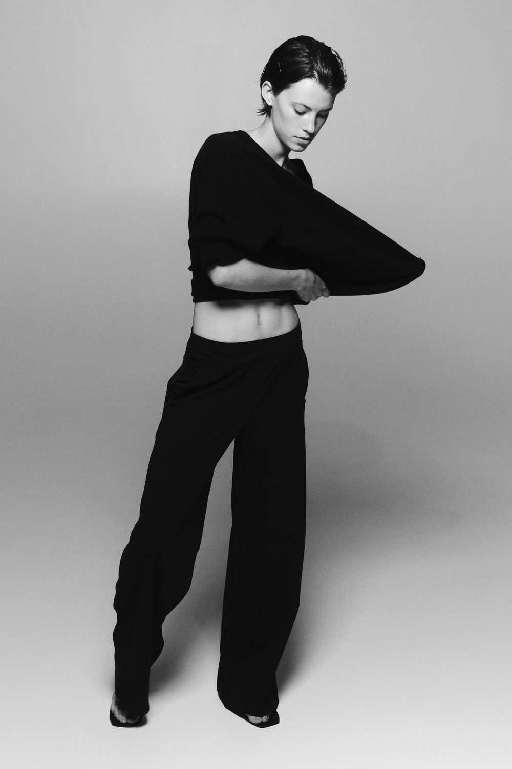 Широкие брюки Four-way Stretch - H&M