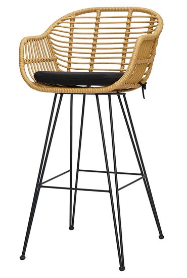 Стул барный vetle bent, ротанг