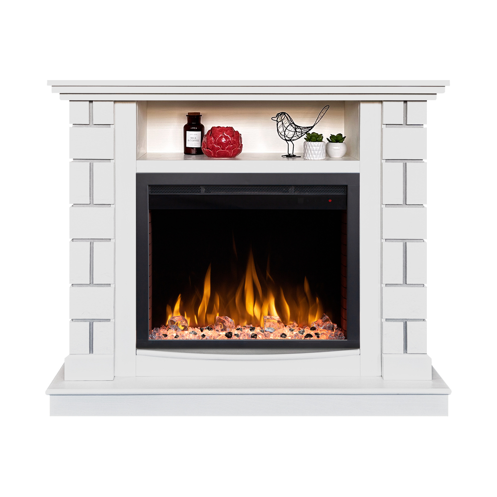 Каминокомплект Real Flame Edward WT с очагом Saphir 25,5