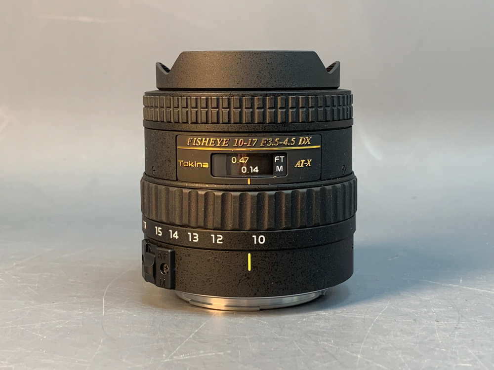 Tokina AT-X 10-17mm f/3.5-4.5 (AT-X 107) AF DX Fisheye Canon EF