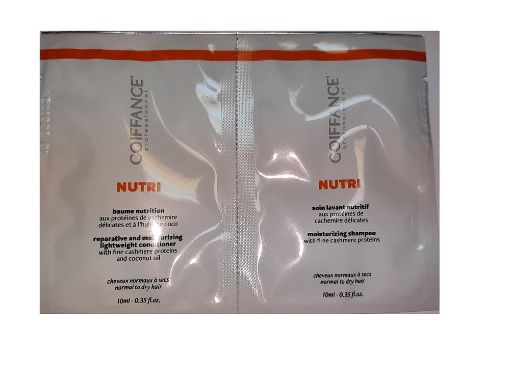 Пробник COIFFANCE NUTRI Шампунь + Кондиционер для нормальных  волос 2х10мл.