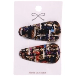 Зажимы для волос 2шт «New collection - Marina», микс 6 цветов, 6*2,5см