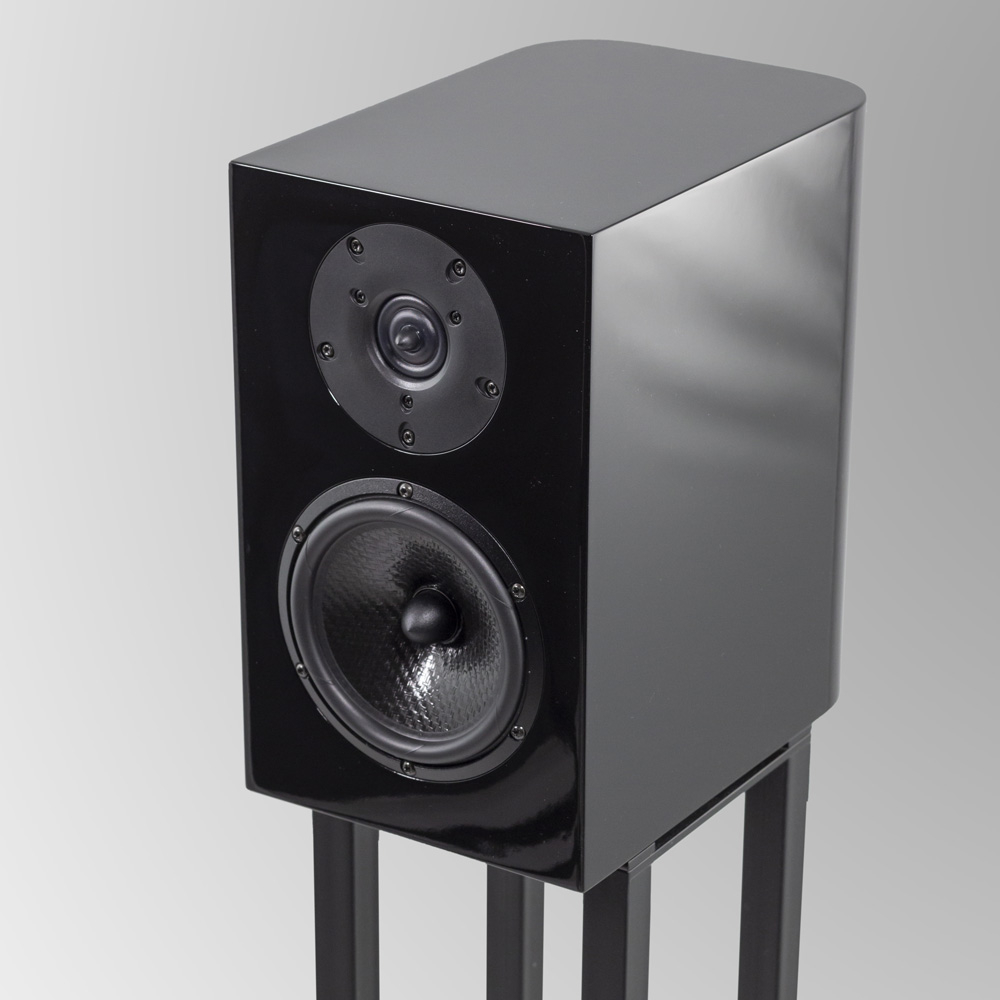 APERTURA SWING black high-gloss полочная акустическая система