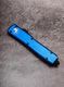 Тактический нож фронтально выкидной автоматический Microtech Синий