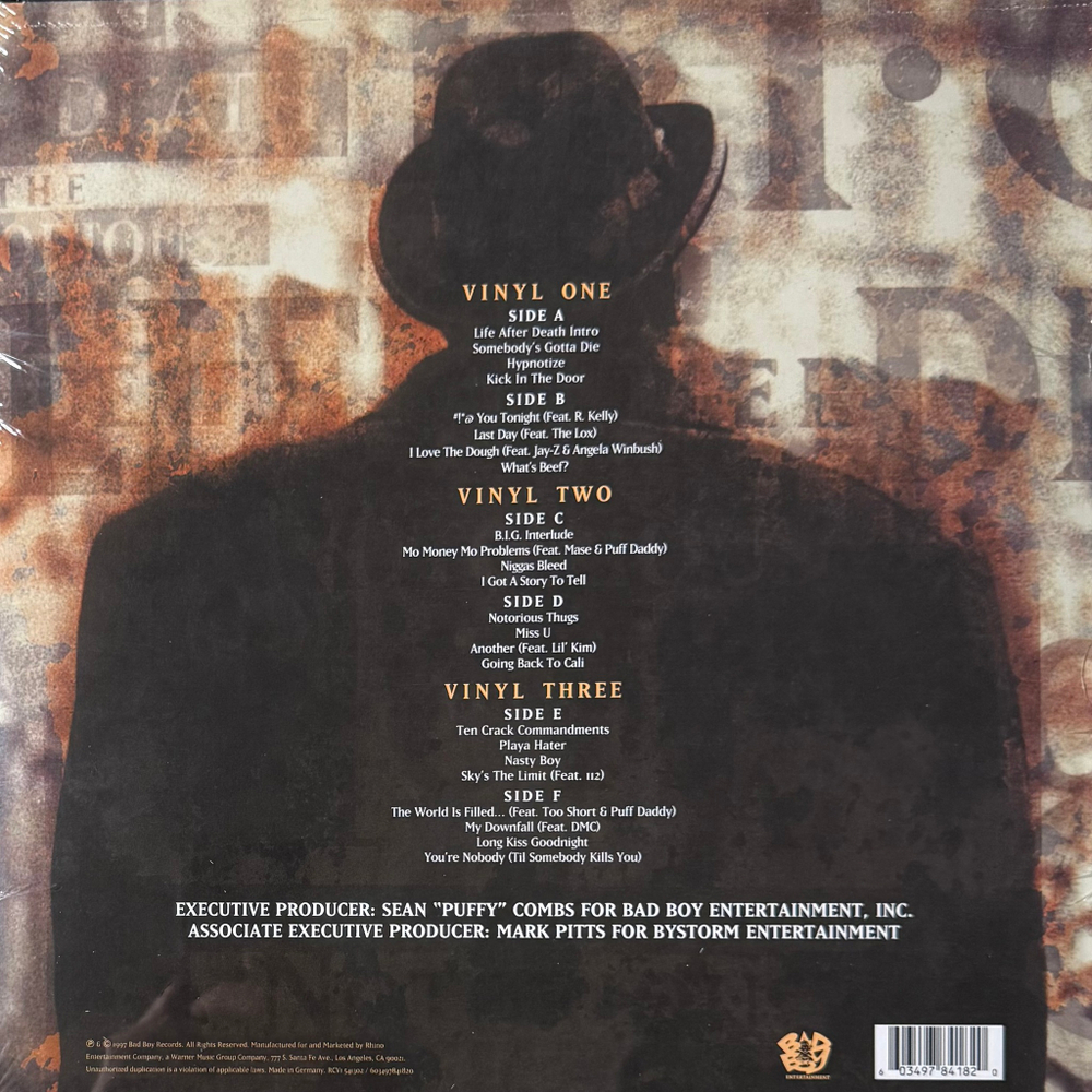 The Notorious B.I.G. ‎– Life After Death 3LP (Германия 2022г.)