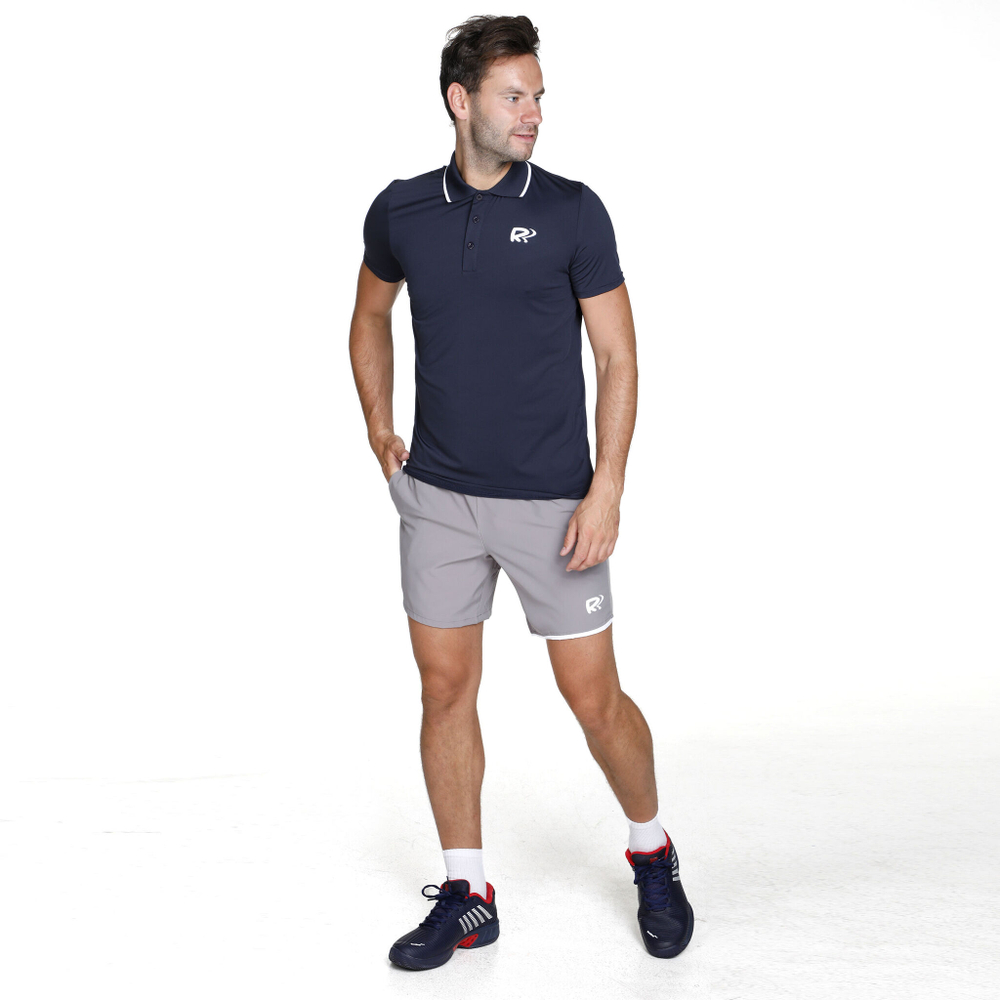 Мужское теннисное поло Racket Roots Teamline Polo Men - Blue