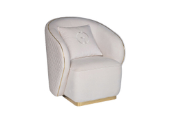 Кресло Garda Decor Olten 102AN-KRES-8411-KRE кремовое