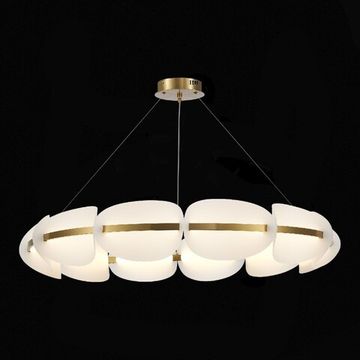 Люстра подвесная LED 65W 3000K SL1304.203.65 золотистый/белый Etoile ST-Luce