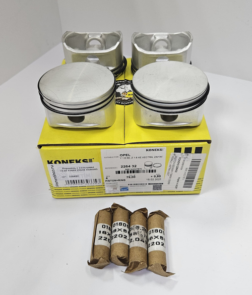 Поршни  с кольцами +0.50 Y16XE, Z16XE KONEKS
