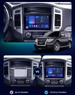 Магнитола для Mitsubishi Pajero 4 2006-2022 - AIROC 2K RI-2603 Android 12, Быстрая, QLed+2K, CarPlay, SIM-слот