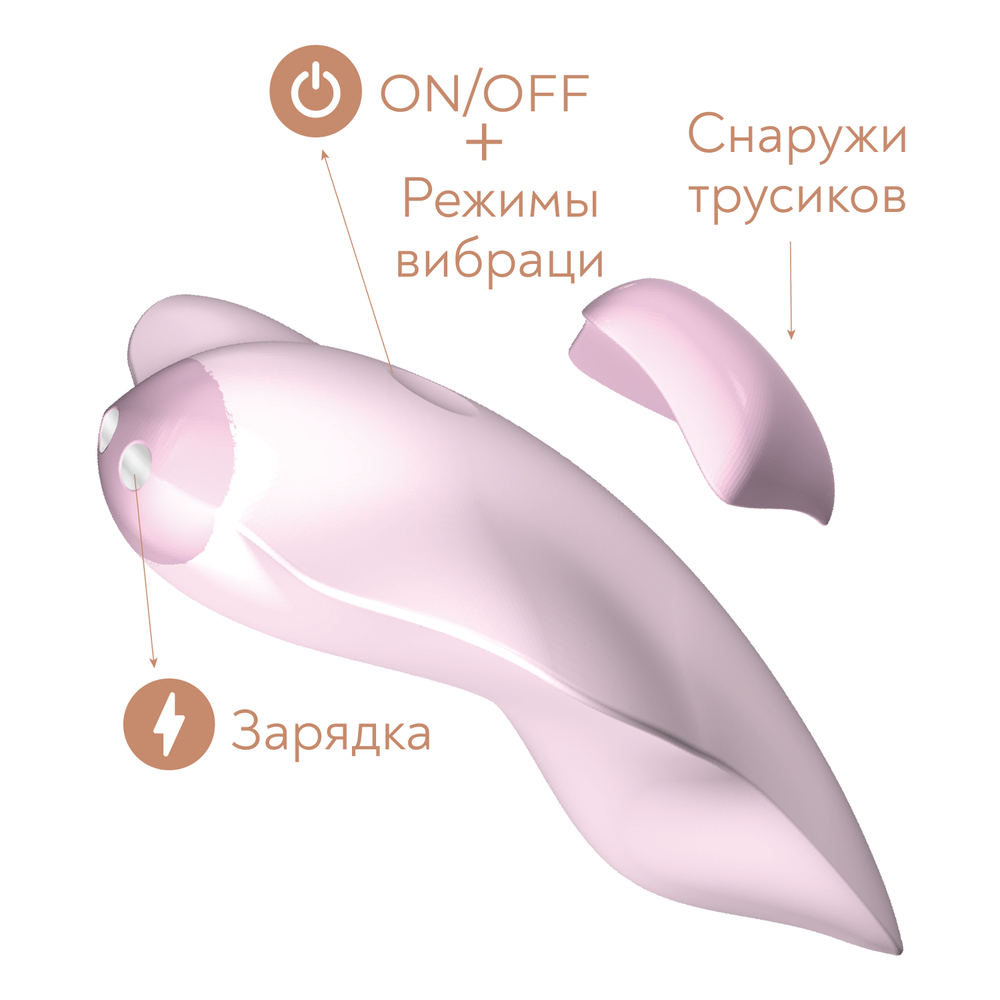 Вибратор в трусы Temptation + APP 40691AL