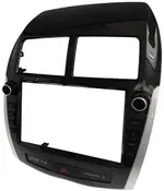 Магнитола для Mitsubishi ASX 2010-2016, Peugeot 4008, Citroen C4 Aircross (рамка с крутилками и кнопками) - Teyes CC4L монитор 9" IPS, Android 14, Быстрая, Snapdragon 662, CarPlay, 4G SIM-слот