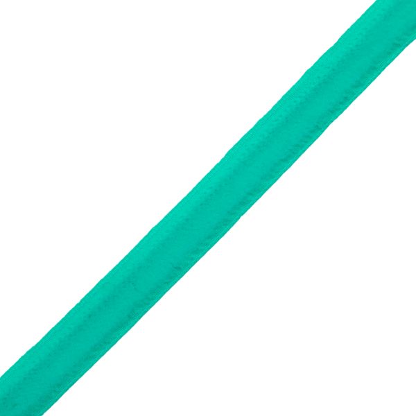 Лента бархатная (тесьма) 10.0 мм / 10±0.5 метров, рис. 8508, цв.66 бирюза