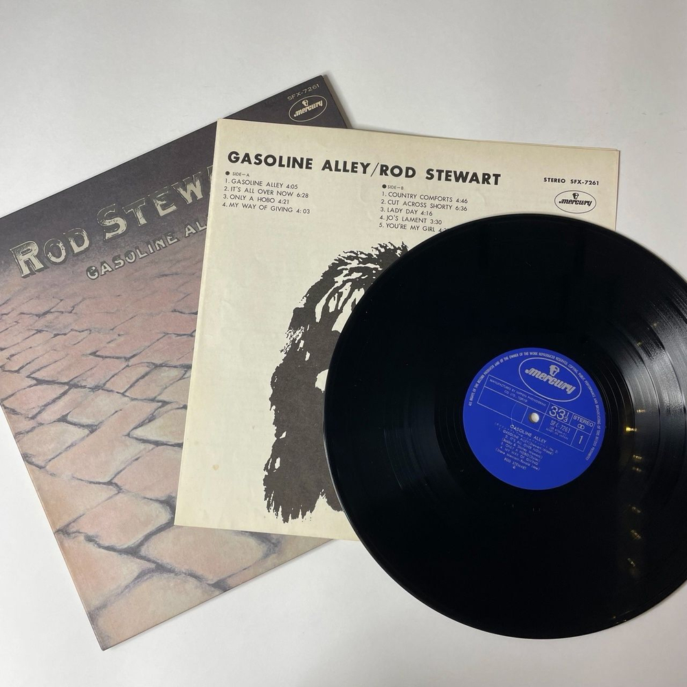 Винтажная виниловая пластинка LP Rod Stewart Gasoline Alley (Japan 1970) (No Obi)