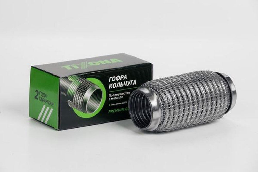 Гофра 50/150 (AISI 304 wire mesh, interlock) P50150WM