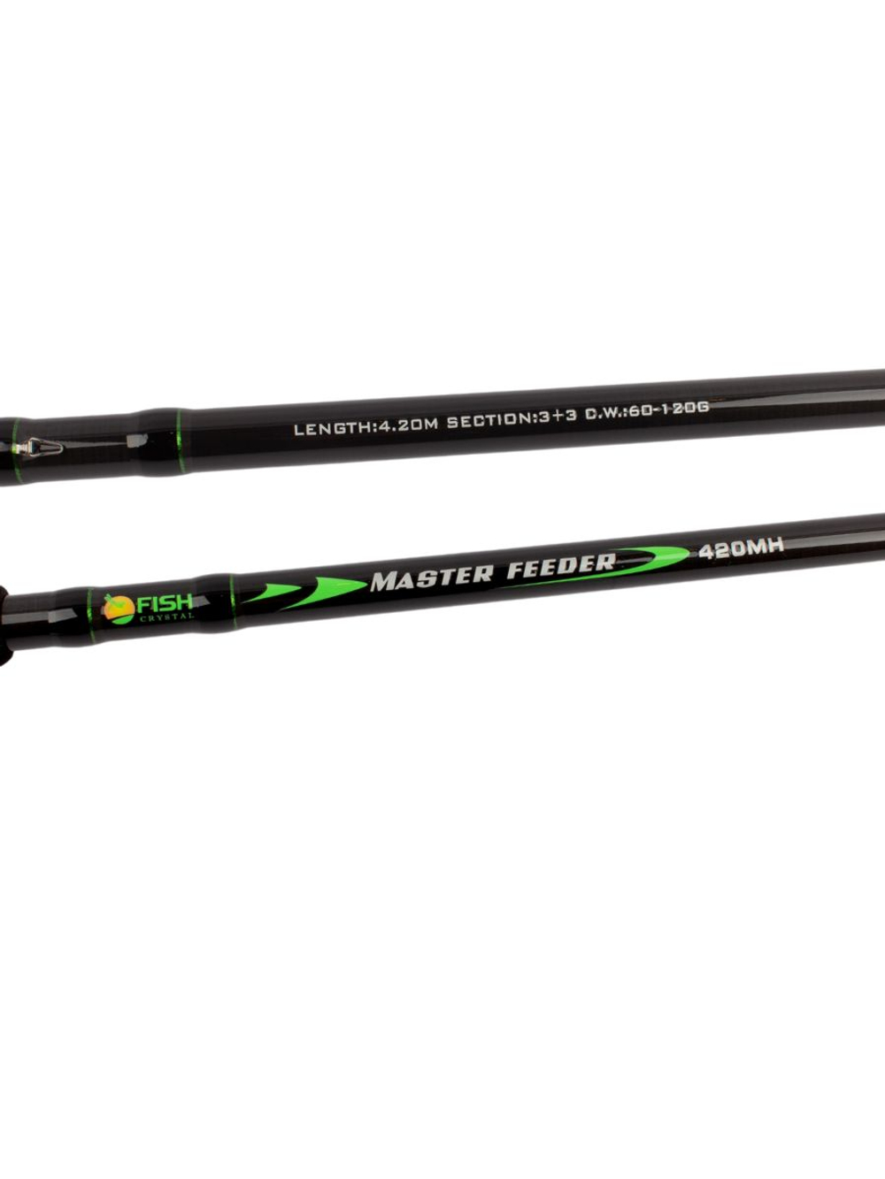 Удилище фидерное "MASTER FEEDER" FISH CRYSTAL , тест 60-120 г, 4,20 м, 3+3 tips