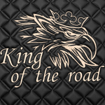 Ковры SCANIA 6 серии G (автомат), (экокожа, черный, бежевый кант, бежевая вышивка)