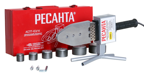 Аппарат для сварки ПВХ труб Ресанта АСПТ-63/1К