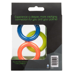 Набор из 3 эрекционных колец 3,75см California Exotic Novelties Link Up Ultra-Soft Climax Set SE-1349-35-3