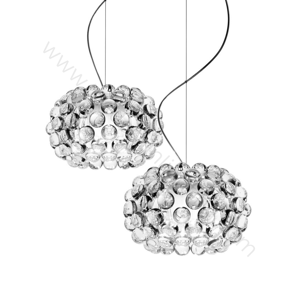 Pendant design lamp  CABOCHE piccola by Foscarini (Amber)