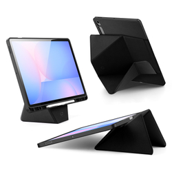 Складной чехол книжка от Dux Ducis для Samsung Galaxy Tab S10 FE+, серия Vers Series Case, с магнитным держателем Pencil и функцией автоматического перехода в спящий режим
