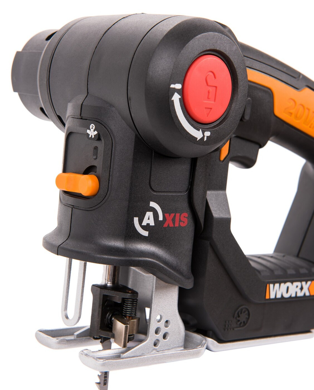 Лобзик-сабельная пила аккумуляторный WORX WX550 Axis
