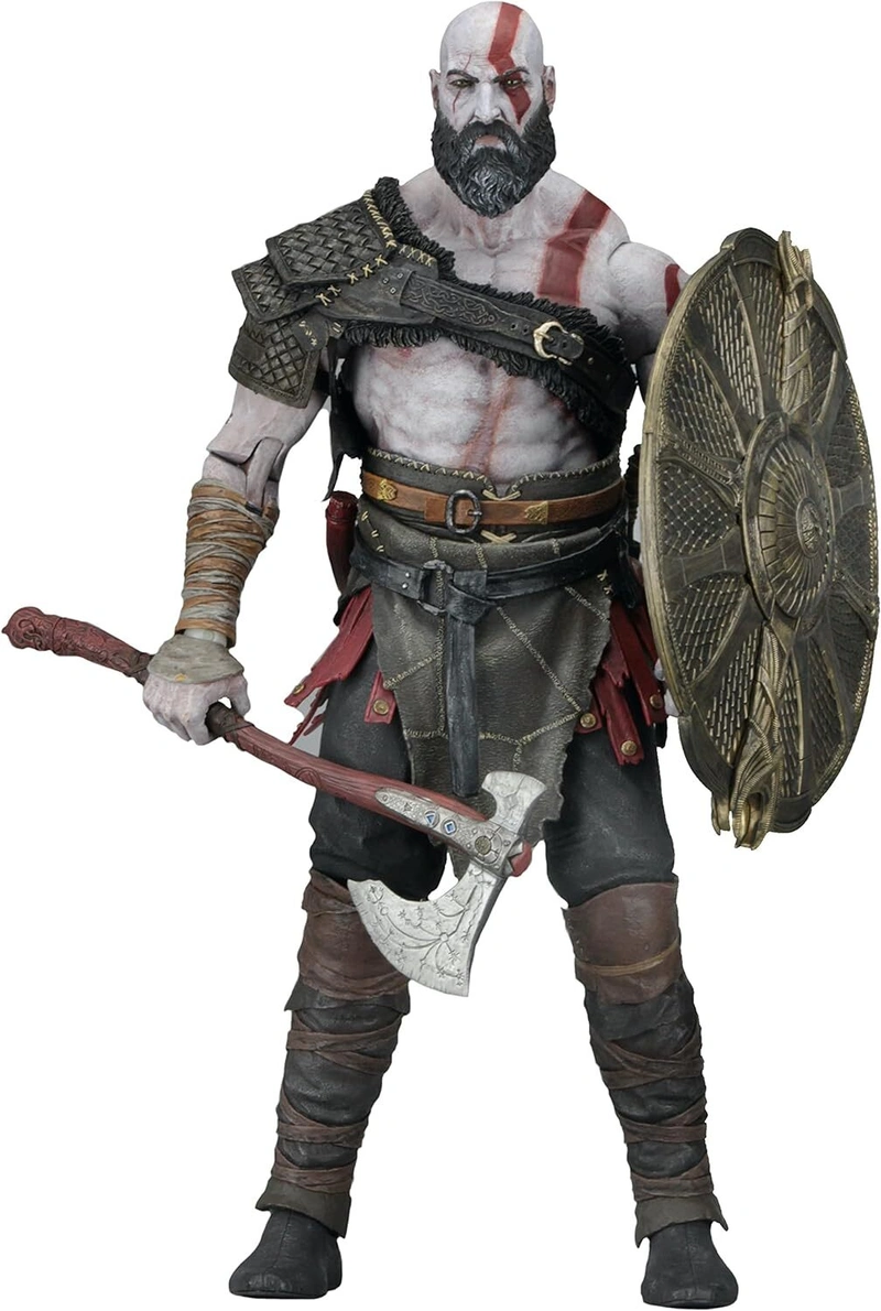 Фигурка NECA - God of War (2018) - 1/4 Scale Action Figure - Kratos, 17.7 inches