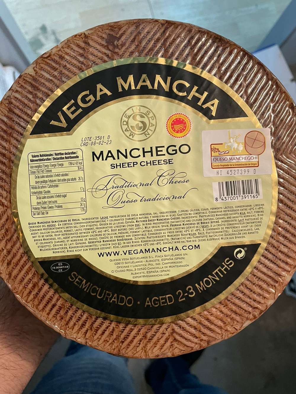 Овечий сыр манчего