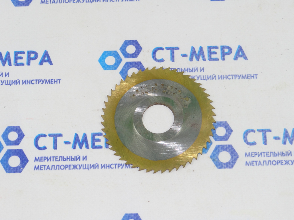 Фреза отрезная по металлу 80х1.2х22мм. z=48 Р6М5 с фаской без ш/п КИБ