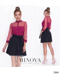 Юбка 1105-черный Minova
