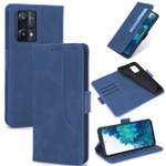 Стильный чехол-книжка из кожи для REALME 9 PRO (не PLUS!) и REALME 9 5G с отделом для наличных, 3 слотами для карт и подставкой